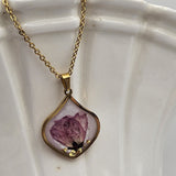 Collana Petalo Fiore Rosa