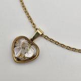 Collana Cuore Madreperla Bianca