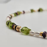 Collana Prato selvatico in peridoto