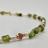 Collana Prato selvatico in peridoto