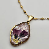 Collana Petali di Luce Rosa cipria – Boccioli e Madreperla