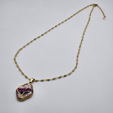Collana Petali di Luce Rosa cipria – Boccioli e Madreperla